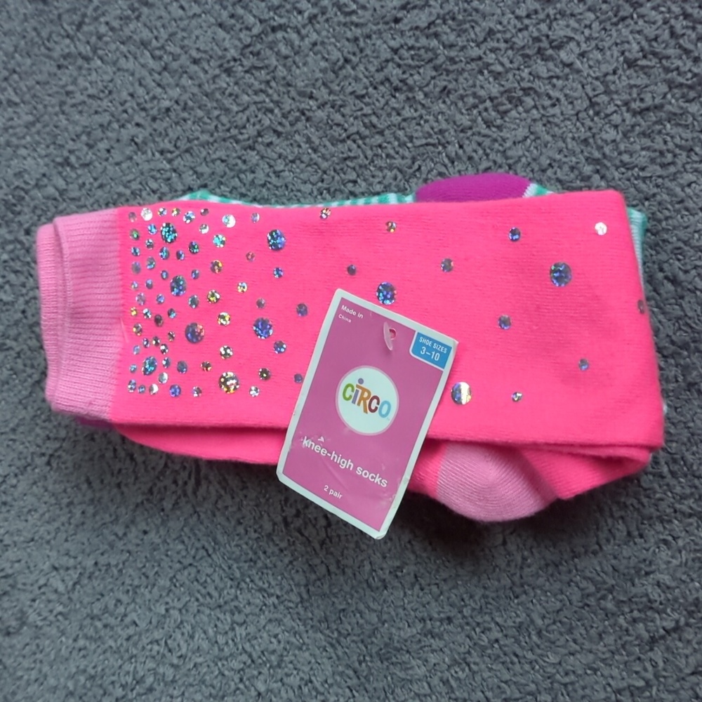 Colorful and Playful Knee-High Socks